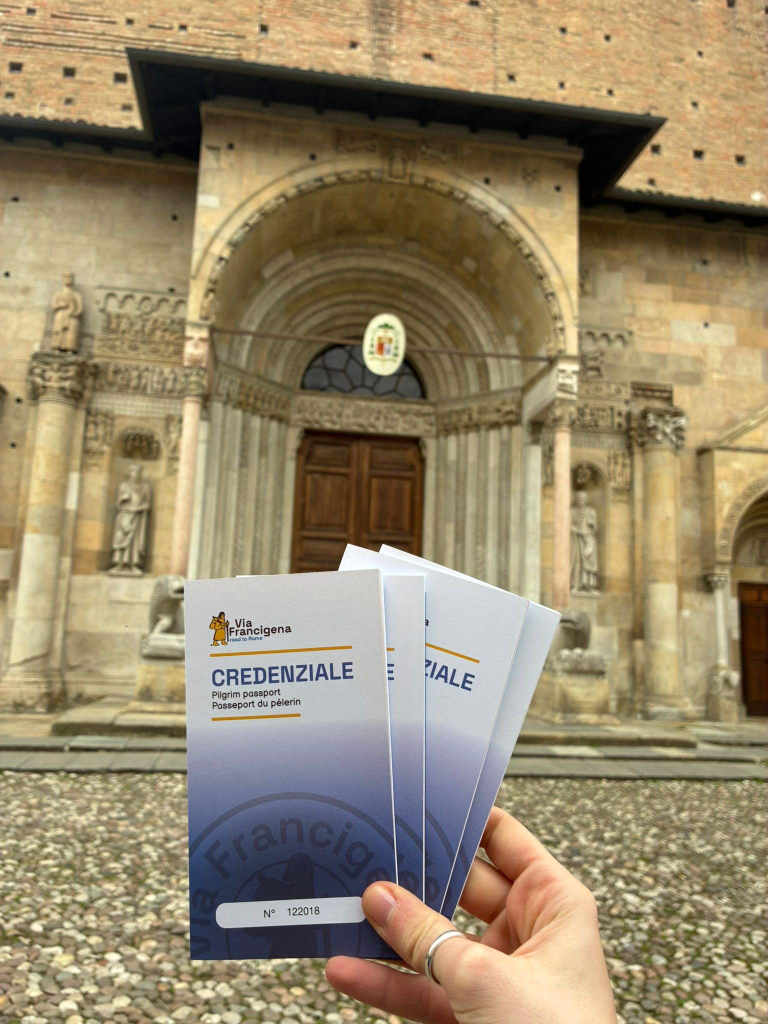 credenziale del pellegrino via francigena