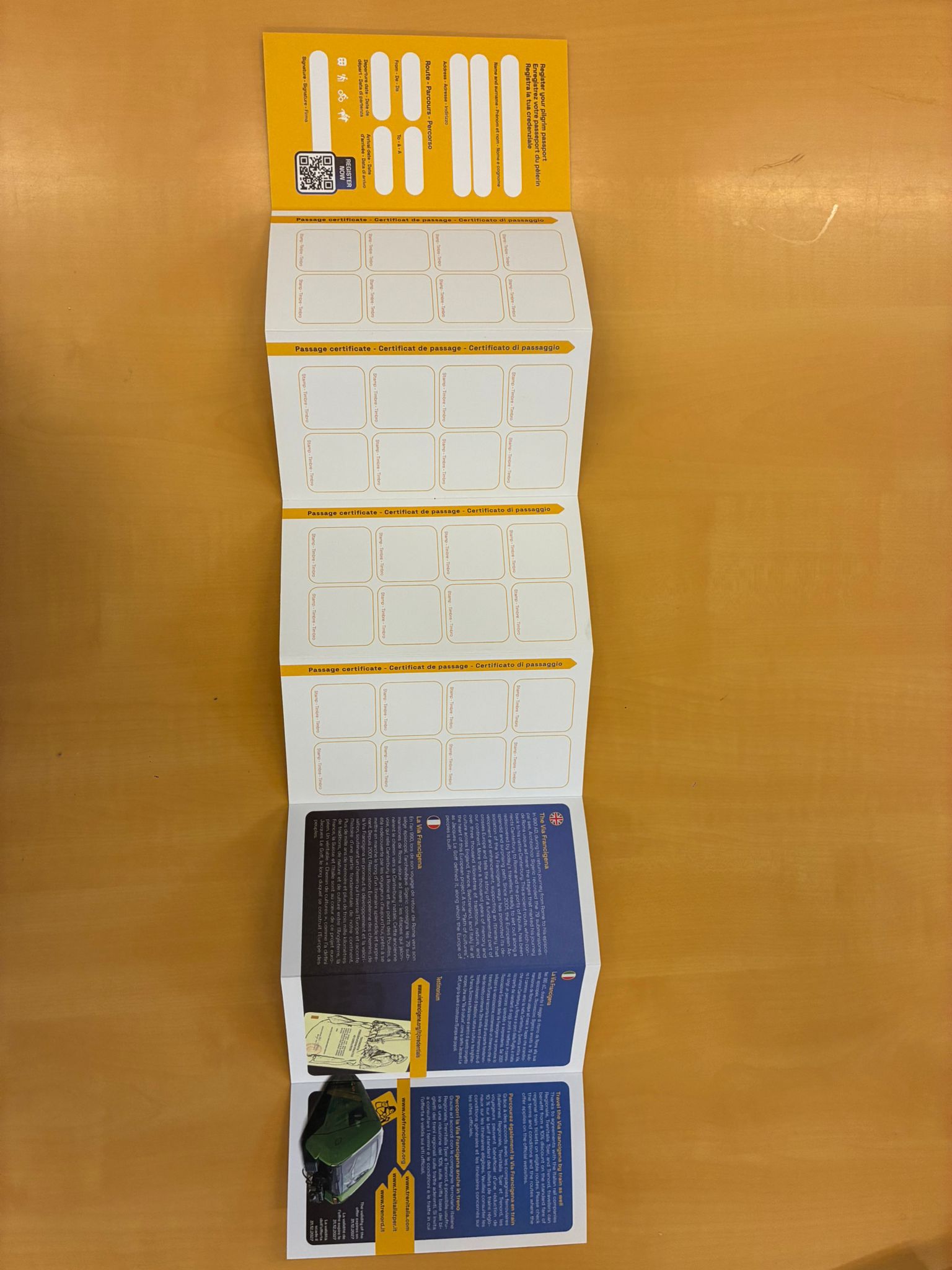 credenziale del pellegrino via francigena