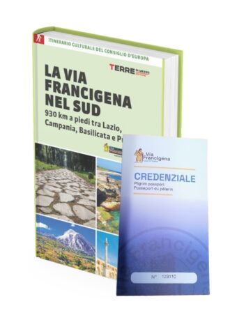Kit Francigena Sud: Credential et Guide en italien