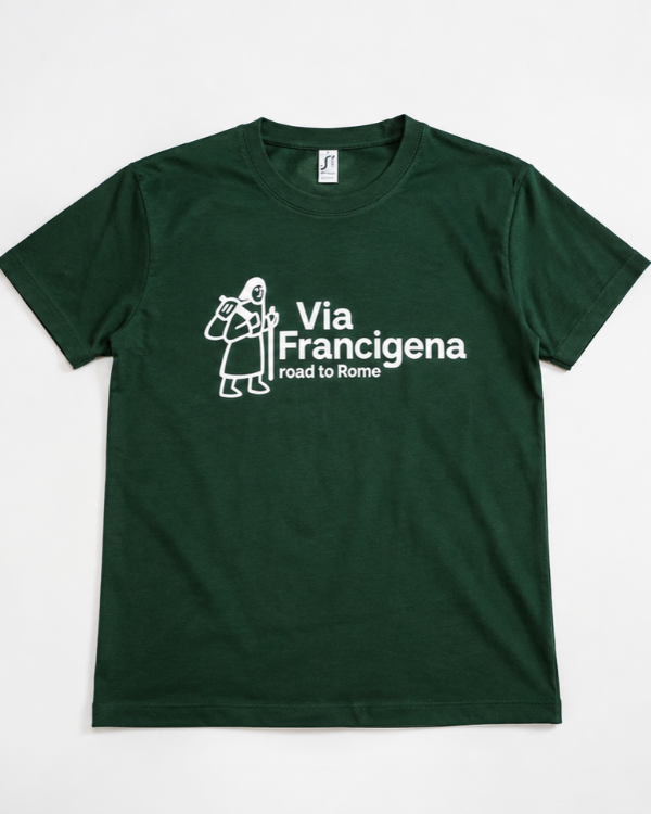 T-shirt Via Francigena “Road to Rome” Unisex - immagine 3